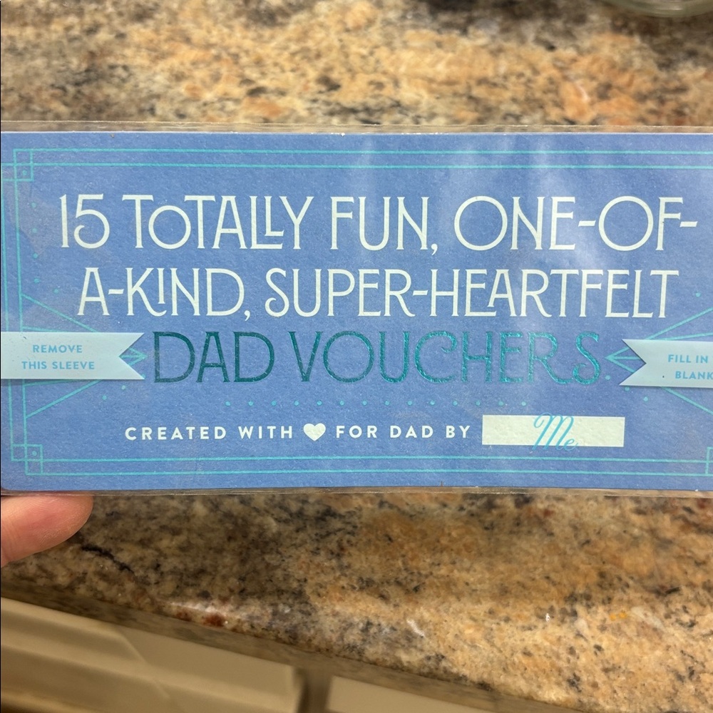Farthers Day Vouchers Booklet